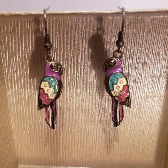 Jewelry - Rainbow Parrot Earrings
